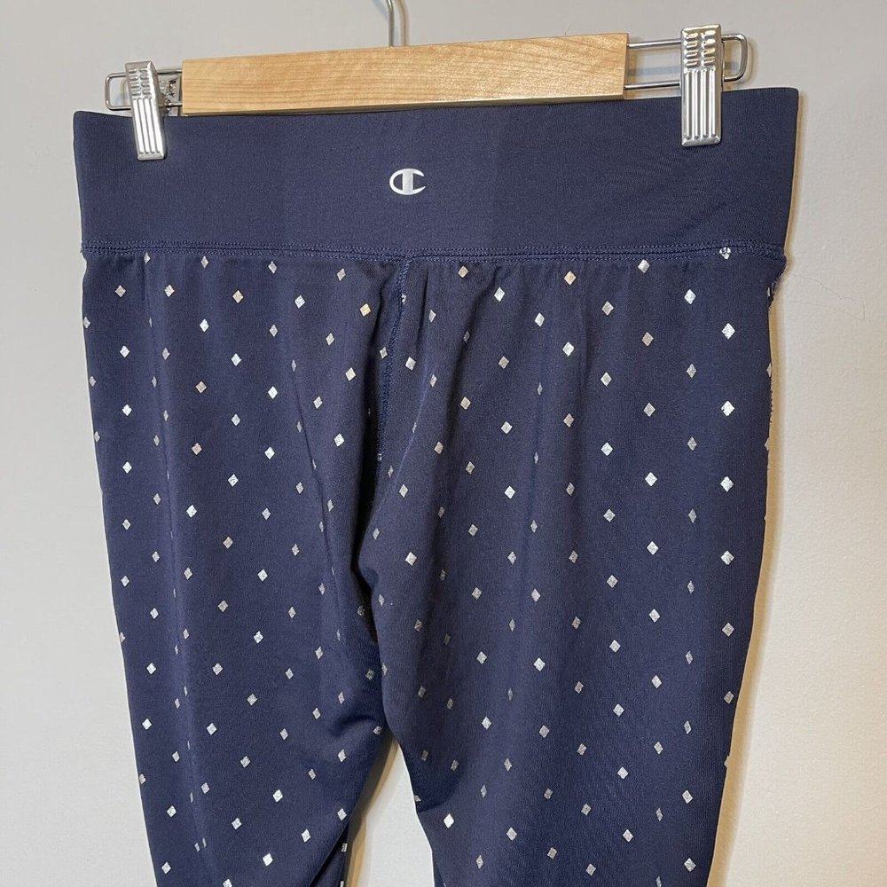 ole miss leggings size medium womens champion blue cropped ankle collegiate - Picture 4 of 5